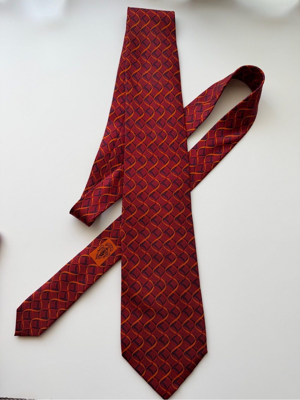 Gucci 100% silk tie